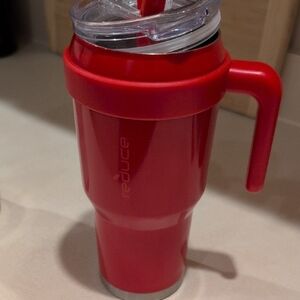 Red Insulated Tumbler with Handle